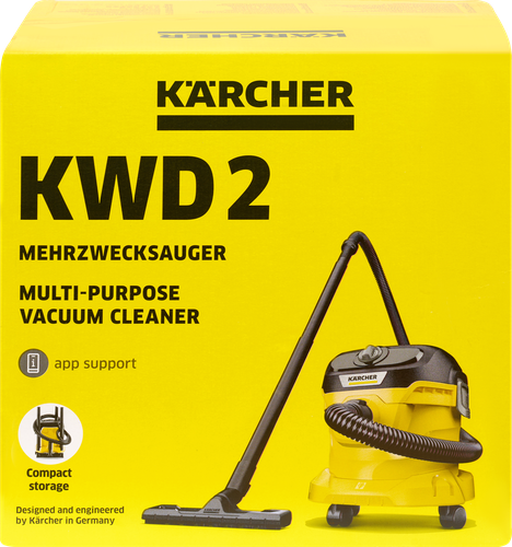 Пылесос хозяйственный KARCHER KWD 2V-12/4/18 38х38х38,5см, Арт. 1.628-426.0, крупный план