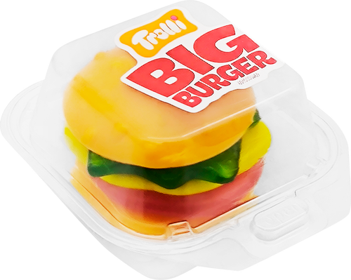 Мармелад жевательный TROLLI Burger, 50г, крупный план