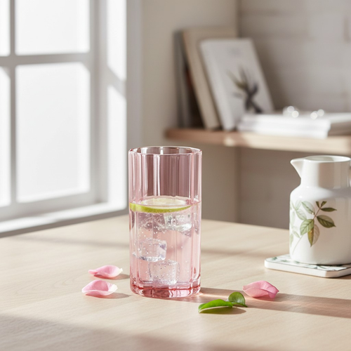Стакан HOMECLUB Pink, стекло, 470мл, Арт. EIP-14, фотография
