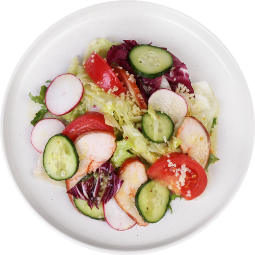 Салат с куриной грудкой и кус кусом, весовой, фото