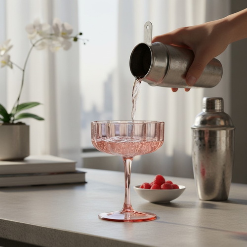 Бокал-креманка HOMECLUB Pink, стекло, 200мл, Арт. EIP-13, изображение