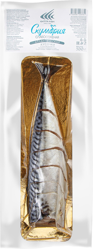 Скумбрия слабосоленая ЭКСТРА ФИШ кусочки, 300г, картинка