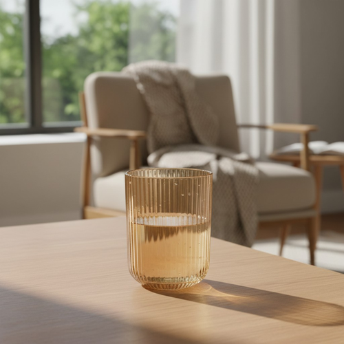 Стакан HOMECLUB Honey, стекло, 260мл, Арт. EIP-12, крупный план