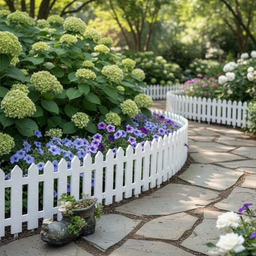 Ограждение садовое GIARDINO CLUB Штакетник деревенский 33х36см, Арт. 715, 4шт, фотография
