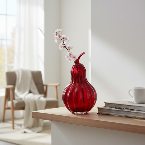 Ваза HOMECLUB Тыква, 18,8см, стекло, Арт. EIP-2, изображение