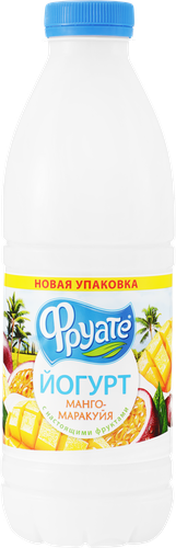 Йогурт питьевой ФРУАТЕ Манго и маракуйя 1%, без змж, 850г, фотография