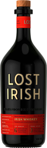 Виски LOST IRISH Ирландский купажированный 40%, 0.7л, изображение