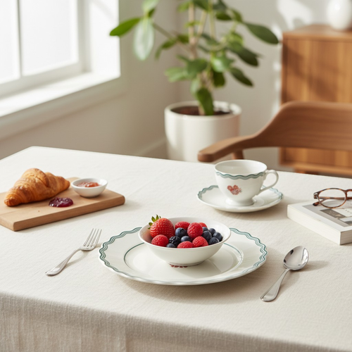 Тарелка HOMECLUB Осень Гриб, керамика, 20см, Арт. BOC-24, крупный план