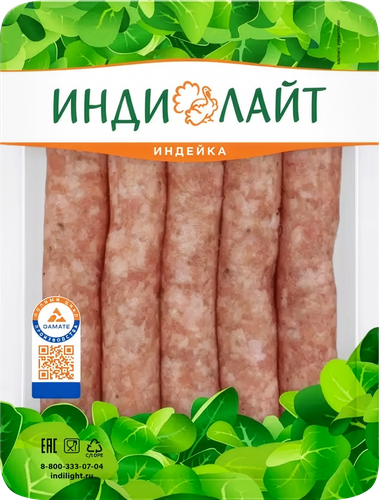Купаты ИНДИЛАЙТ Два мяса, 350г, детальное фото