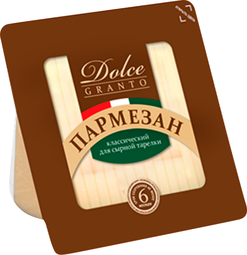 Сыр DOLCE Granto Пармезан 40%, нарезка, без змж, 175г, изображение
