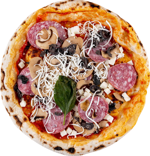Пицца PAPA NAPOLI Неаполитанская Капричеза, 380г, крупный план