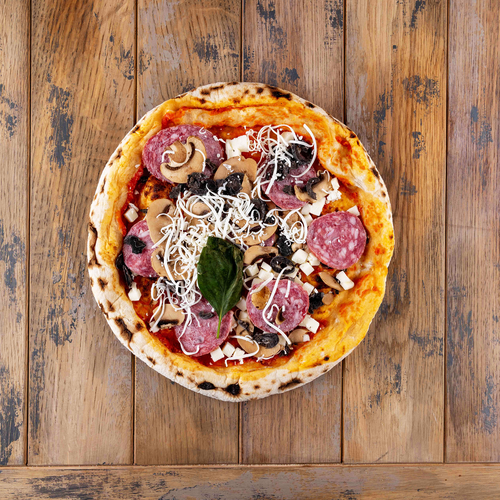 Пицца PAPA NAPOLI Неаполитанская Капричеза, 380г, детальное фото