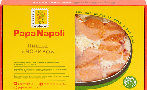 Пицца PAPA NAPOLI Римская Чоризо, 380г, фото