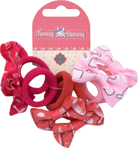 Резинка для волос FUNNYBUNNY в ассортименте Арт. NFB1-34, 6шт, детальное фото