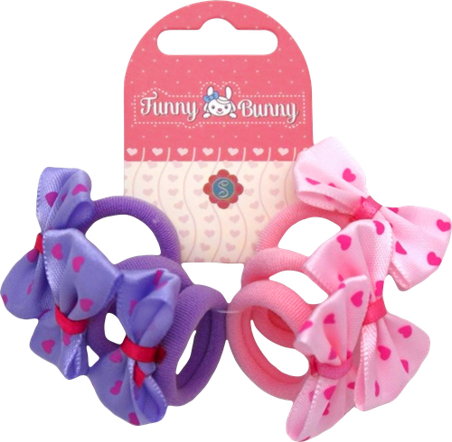 Резинка для волос FUNNYBUNNY в ассортименте Арт. NFB1-34, 6шт, фотография