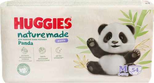 Подгузники-трусики HUGGIES Нэчурмэйд размер 3, 6–11кг, 54шт, фотография