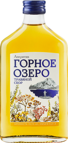 Аперитив ГОРНОЕ ОЗЕРО Травяной сбор 18,5%, 0.25л