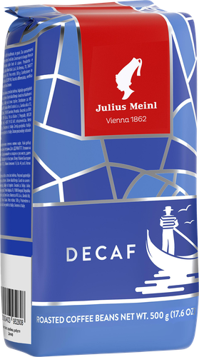 Кофе зерновой JULIUS MEINL натуральный жареный, без кофеина, 500г, вид