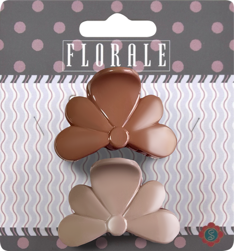Краб для волос FLORALE в ассортименте, Арт. NFL6-19, 2шт, фото