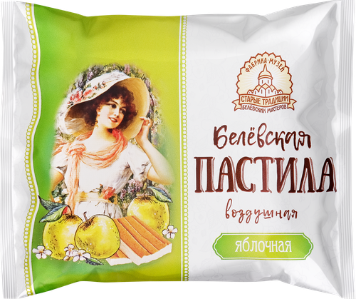 Пастила СТАРЫЕ ТРАДИЦИИ Белевская воздушная, яблочная 35г, вид