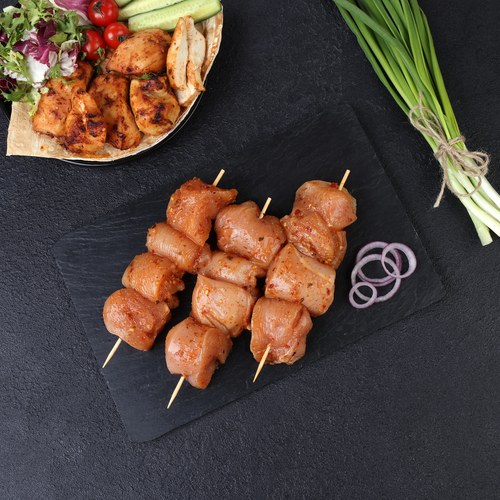 Шашлык из филе куриной грудки в тайском маринаде гай янг ЛЕНТА FRESH, изображение