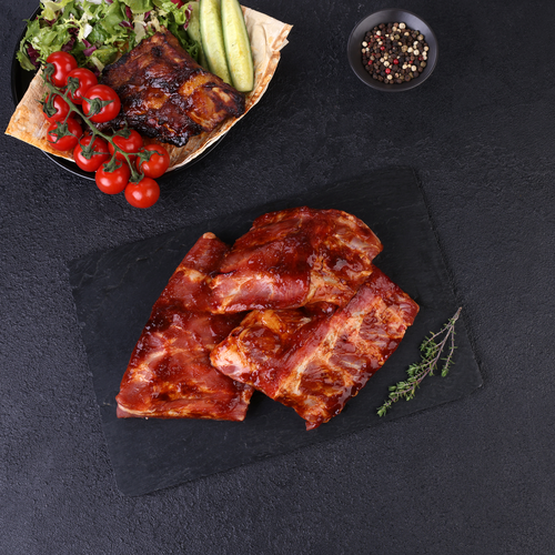 Ребра свиные в маринаде терияки ЛЕНТА FRESH, крупный план