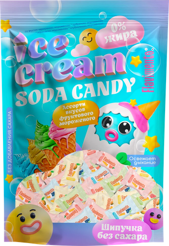 Конфеты FLAVIMENTO Ice Cream, микс вкусов, 500г, картинка