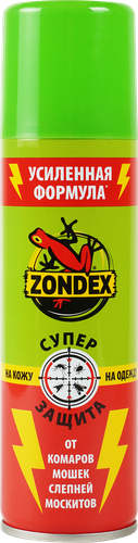 Средство репеллентное ZONDEX от кровососущих насекомых и клещей, 145мл, фото
