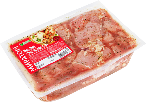 Шашлык из свинины МИРАТОРГ Традиционный, весовой, фотография