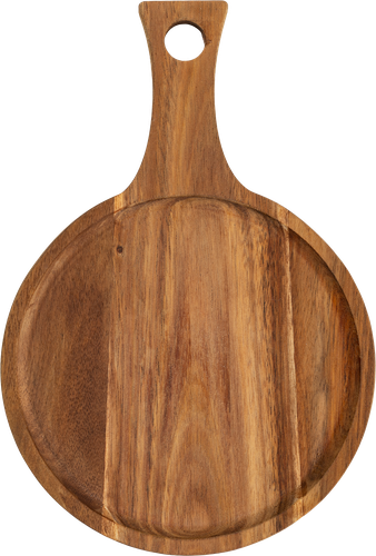 Блюдо сервировочное HOPPS Sienna, с ручкой, 18,5х27,5см, акация, Арт. CSD-112, фото