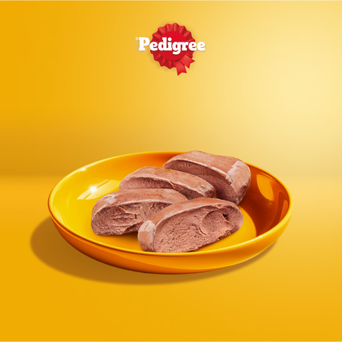 Корм консервированный для щенков PEDIGREE Паштет с телятиной, 80г, вид