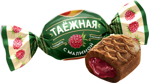 Карамель РОТ ФРОНТ Таежная с малиной, 150г, вид