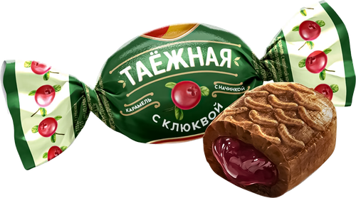Карамель РОТ ФРОНТ Таежная с клюквой, 150г, фотография