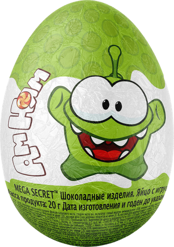 Яйцо шоколадное MEGA SECRET Ам ням с игрушкой, 20г, фотография