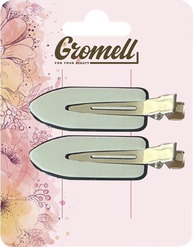Набор зажимов для волос GROMELL Арт. LZAZH020, 2шт, крупный план