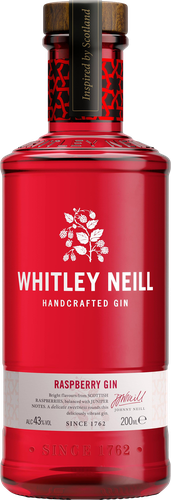 Джин WHITLEY NEILL Малина дистиллированный 43%, 0.2л