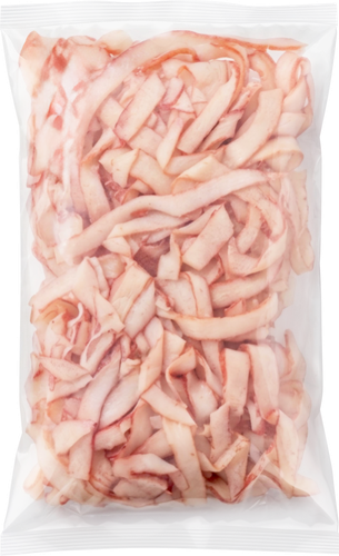 Кальмар солено-сушеный РЫБНИК со вкусом краба, кольца, весовой, детальное фото