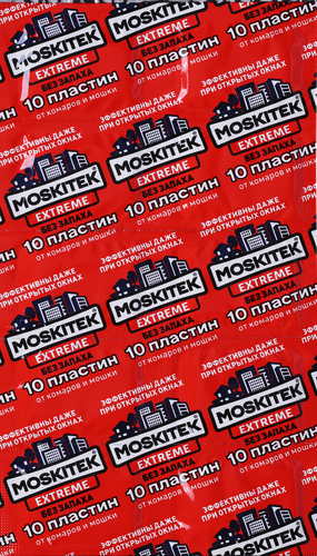 Пластины от комаров MOSKITEK Extreme, 10шт, картинка