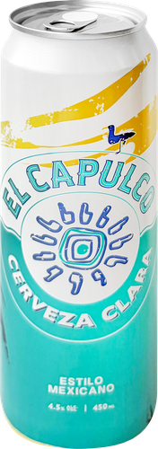 Напиток пивной EL CAPULCO пастеризованный 4,5%, 0.45л, изображение