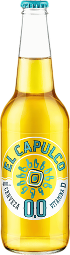 Напиток пивной безалкогольный EL CAPULCO пастеризованный 0,5%, 0.4л, картинка