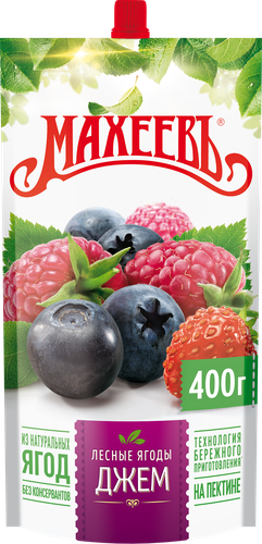 Джем МАХЕЕВЪ Лесные ягоды, 400г, детальное фото