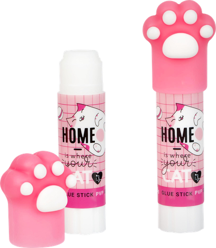Набор MESHU Paw, клей-карандаш с топпером, крупный план