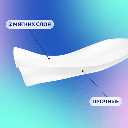 Салфетки бумажные ZEMMA Everyday 2 слоя, в коробке, 100шт, картинка