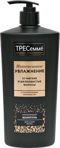 Шампунь для сухих волос ТРЕСЕММЕ Интенсивное увлажнение, 650мл, крупный план