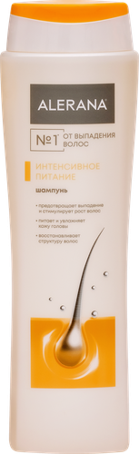 Шампунь для волос АЛЕРАНА Интенсивное питание, 400мл, детальное фото