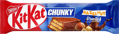 Батончик шоколадный KITKAT Chunky с хрустящей вафлей и фундуком, 38г, детальное фото