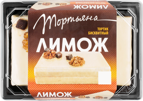 Тортик ТОРТЬЯНА Лимож, 300г, вид
