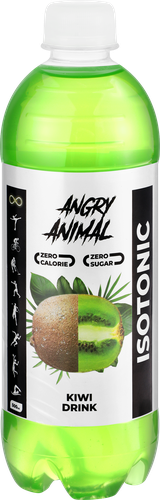 Напиток безалкогольный спортивный ANGRY ANIMAL Isotonic, со вкусом киви, 500мл, фотография