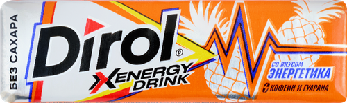 Жевательная резинка DIROL X Energy drink, без сахара, 13,6г, вид
