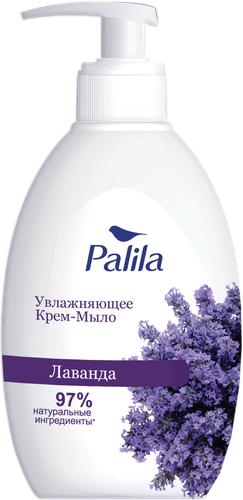 Жидкое крем-мыло РALILA Лаванда, увлажняющее, 500мл, крупный план